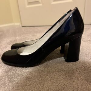 Bettye By Bettye Muller Blue Block Heels - Collette - Size 7